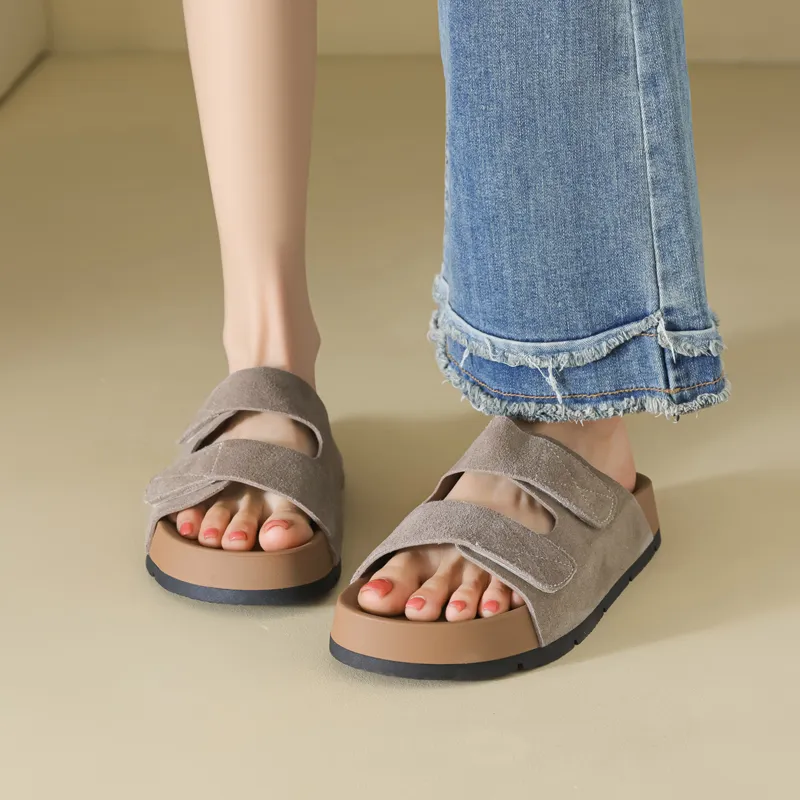 AGSDON Quiet Slip Resistant Slide Slippers Women's-18