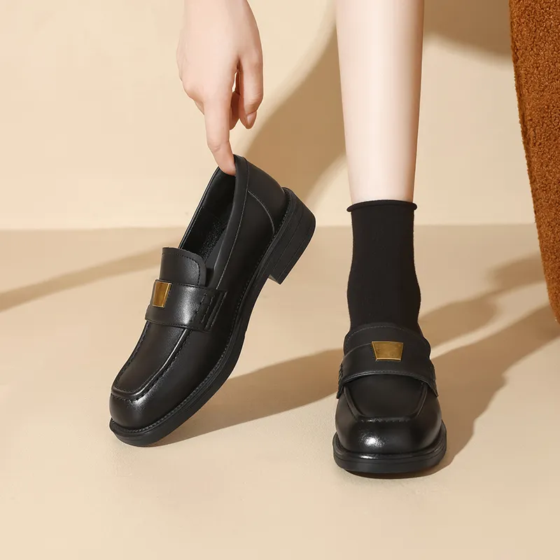 AGSDON Loafers Women's Black/Brown-2