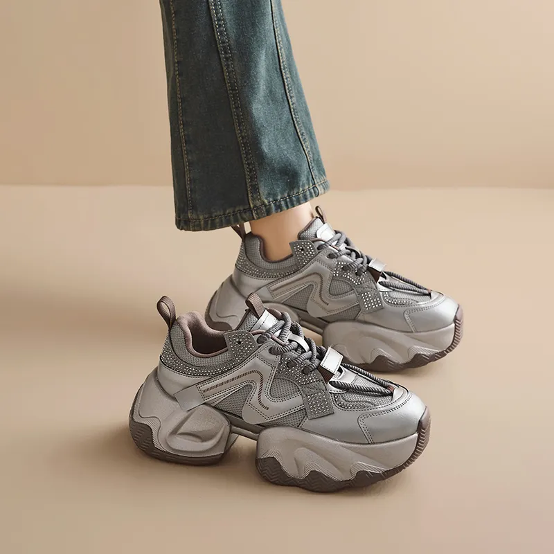 AGSDON Low Top Chunky Sneakers Women's-2