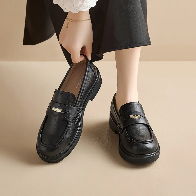 AGSDON Loafers Women's Black-2