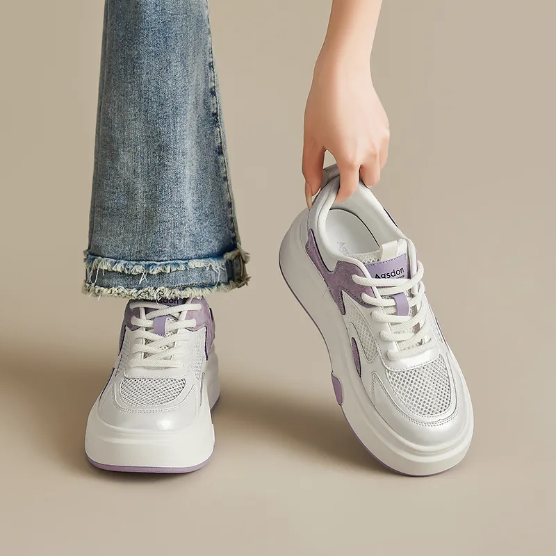 AGSDON Low Top Skateboard Shoes Women's-11