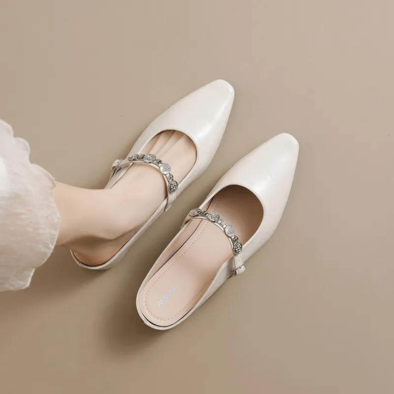 AGSDON Abrasion Resistant Wrap toe Slippers Women's-4