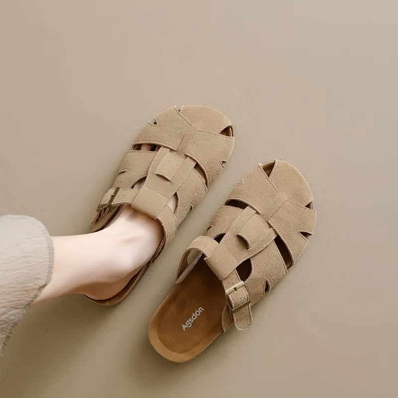 AGSDON Closed Toe Slippers Women's-8