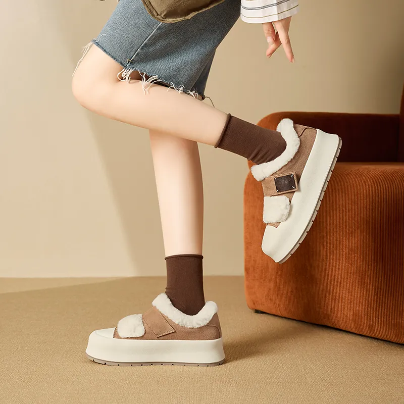 AGSDON Warm Low-Top Casual Shoes Women's-2