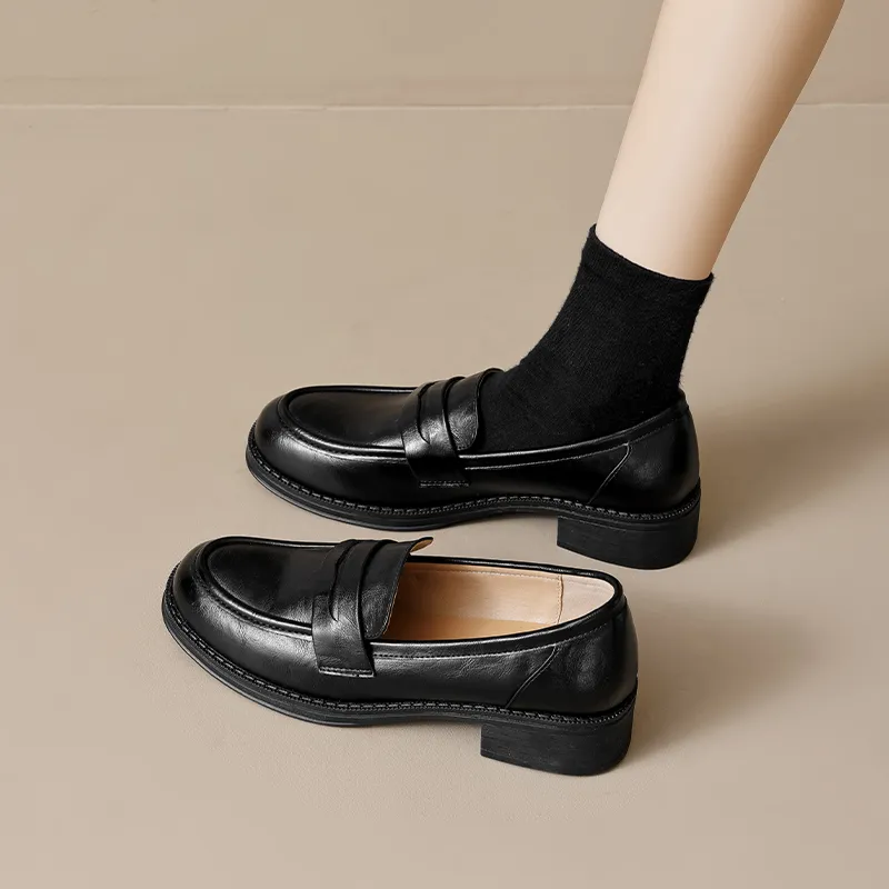 AGSDON Loafers Women's Black-2