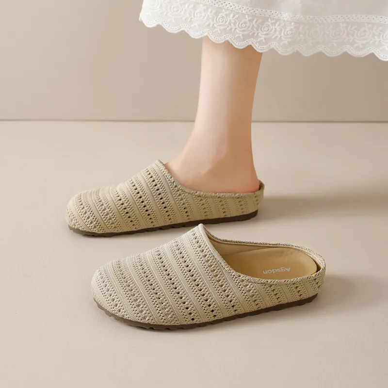 AGSDON Quiet Slip Resistant Closed Toe Slippers Women's-11