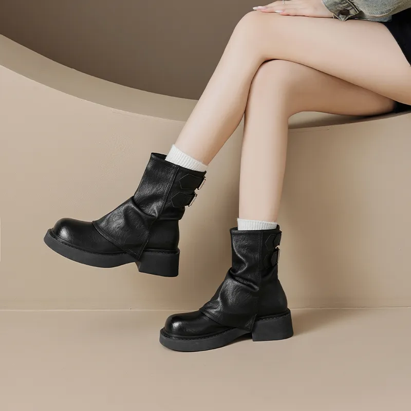 AGSDON Ankle Boots 4.5cm Women's-12