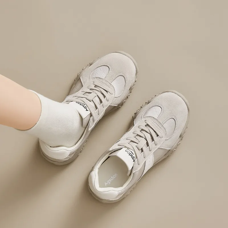 AGSDON Slip Resistant Low Top Casual Shoes Women's-4