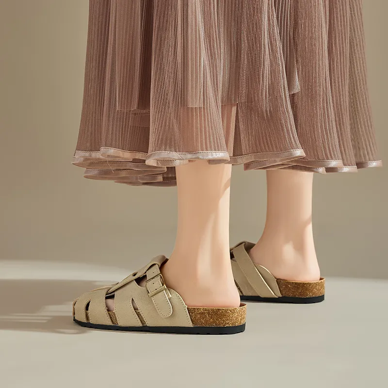 AGSDON Closed Toe Slippers Women's-15