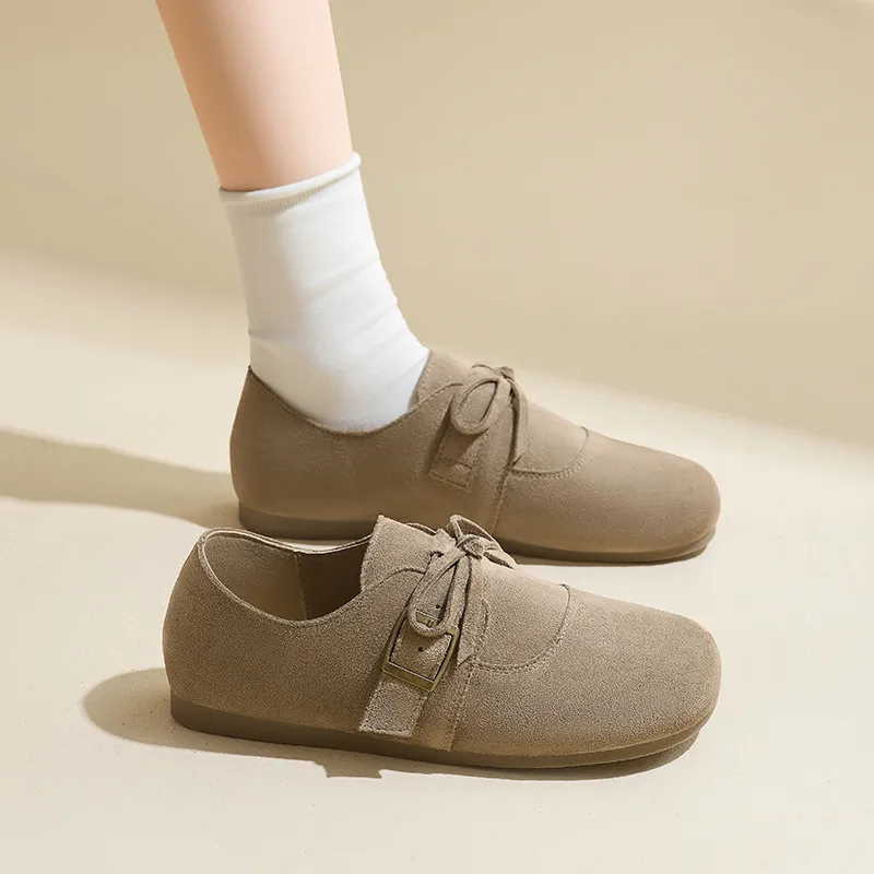 AGSDON Casual Single Shoes 2cm Women's-5