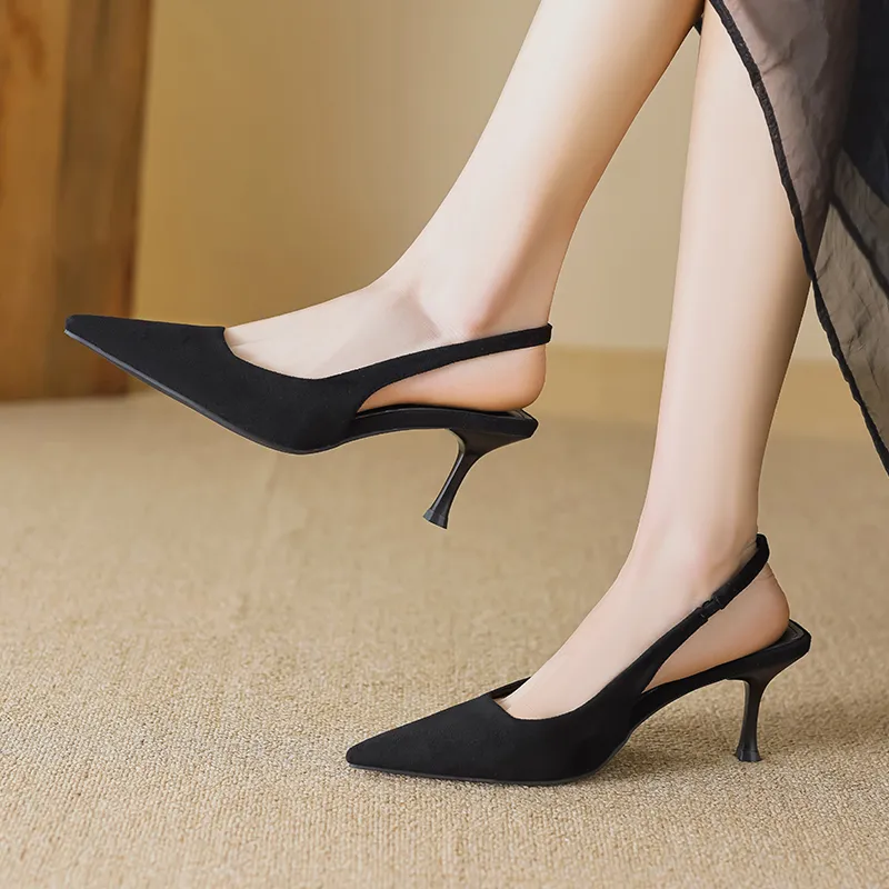 AGSDON Slim Heel High Heels 7.5cm Women's-14
