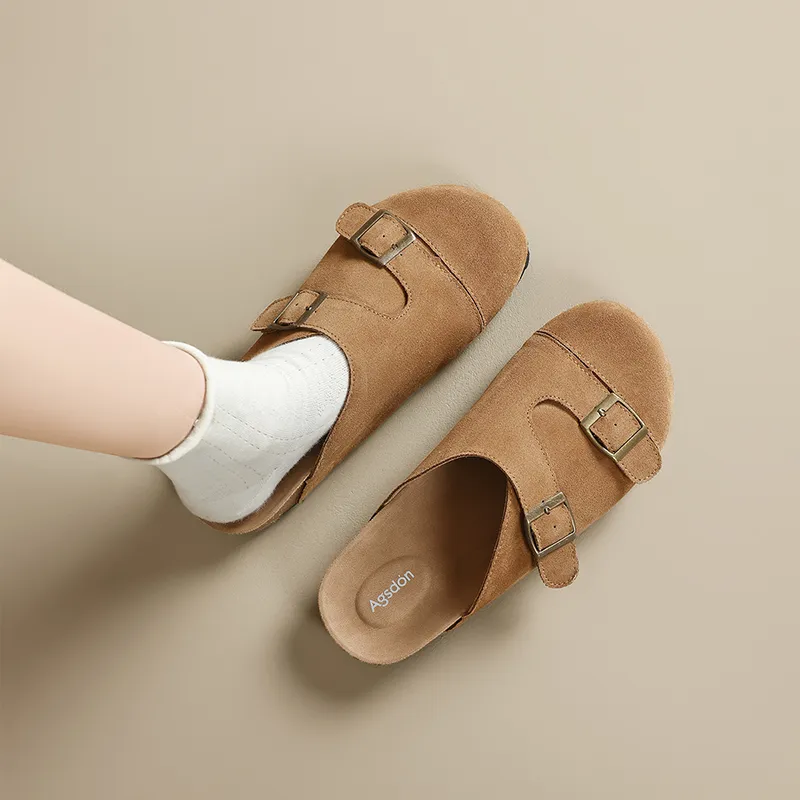 AGSDON Wrap toe Slippers Women's-15