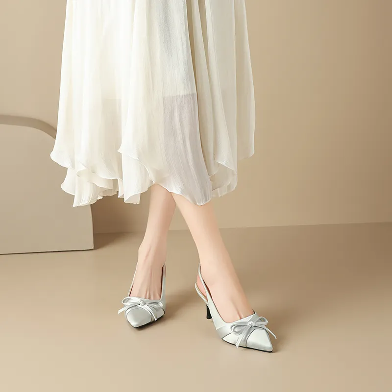 AGSDON Slim Heel High Heels 8cm Women's-20