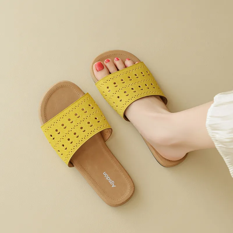 AGSDON Quiet Slip Resistant Slide Slippers Women's-13