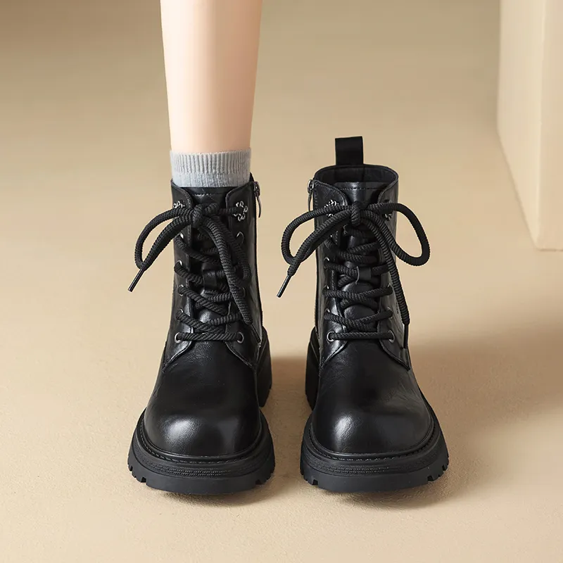 AGSDON Short Martin Boot 5cm Women's-4