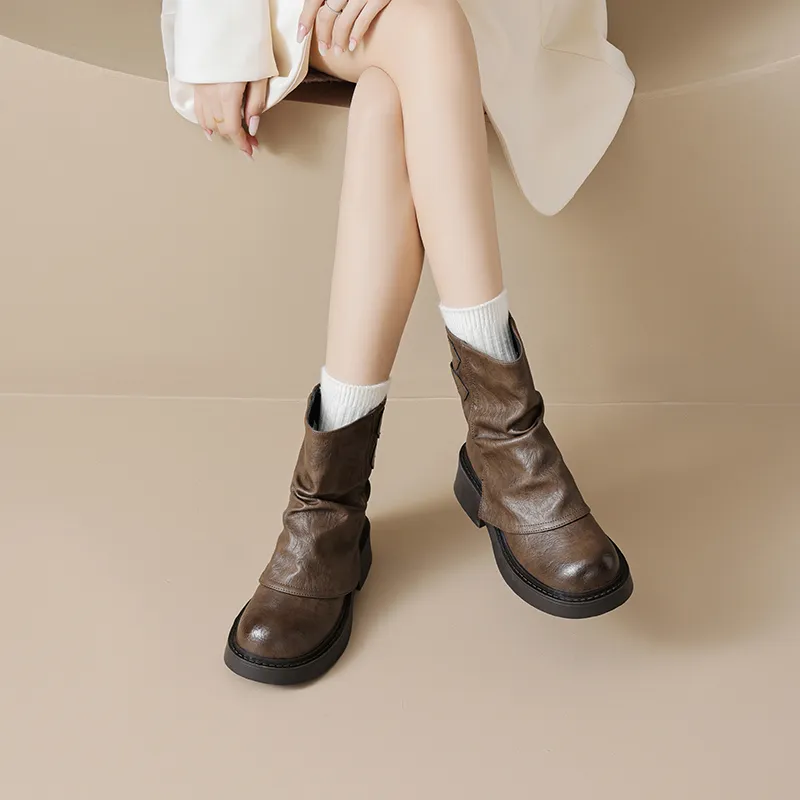 AGSDON Ankle Boots 4.5cm Women's-5
