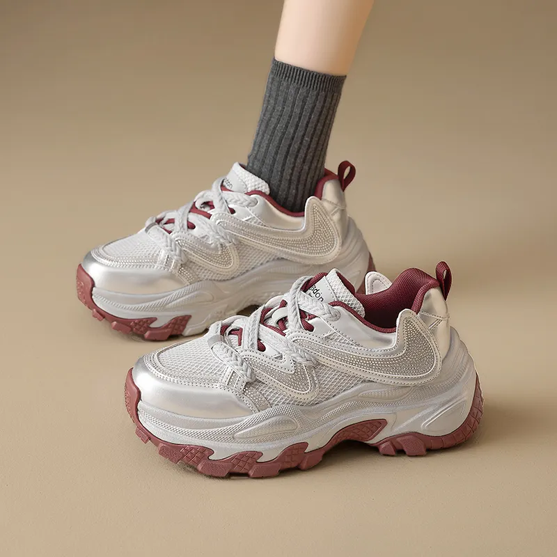 AGSDON Low-Top Chunky Sneakers Women's-14