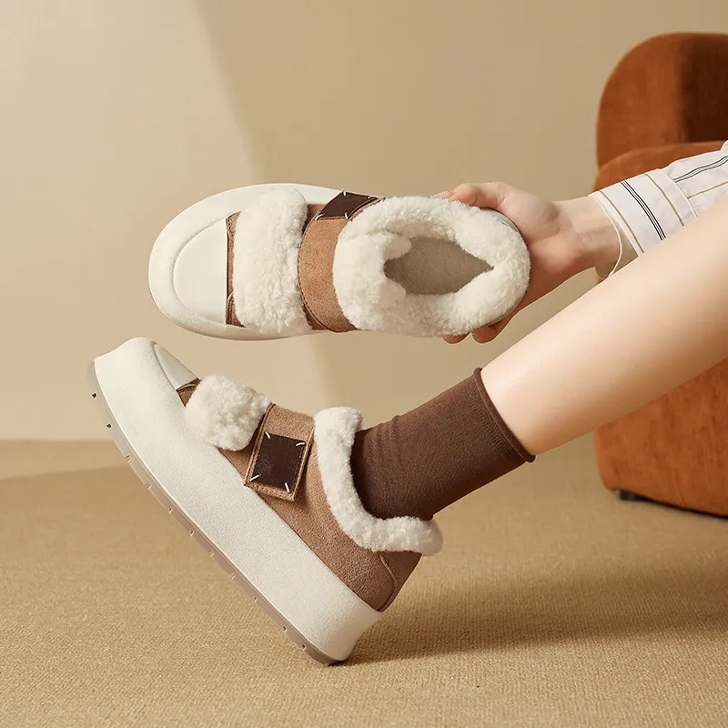 AGSDON Warm Low-Top Casual Shoes Women's-3
