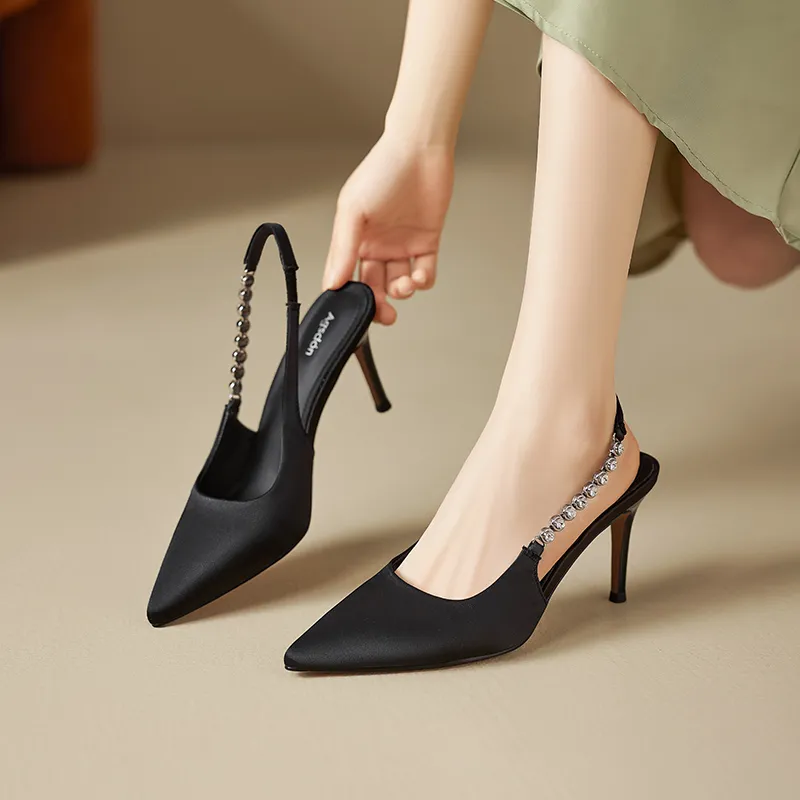 AGSDON Slim Heel High Heels 8.5cm Women's-8