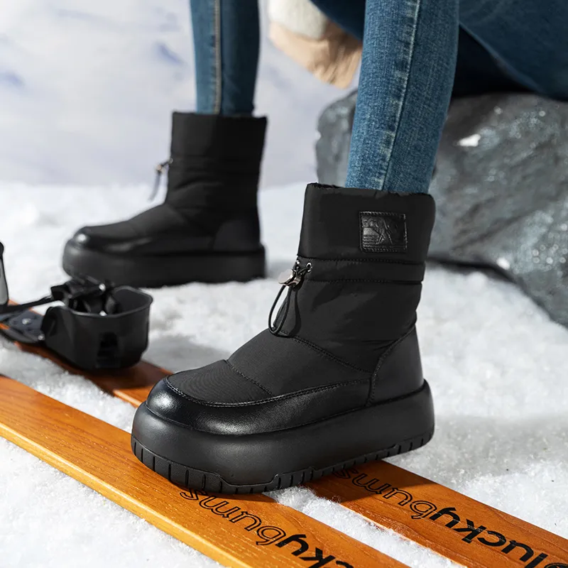 AGSDON Thermal 17cm Snow Boots Women's-11