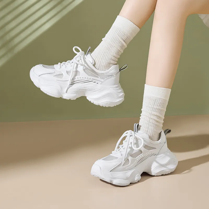 AGSDON Low Top Chunky Sneakers Women's-5