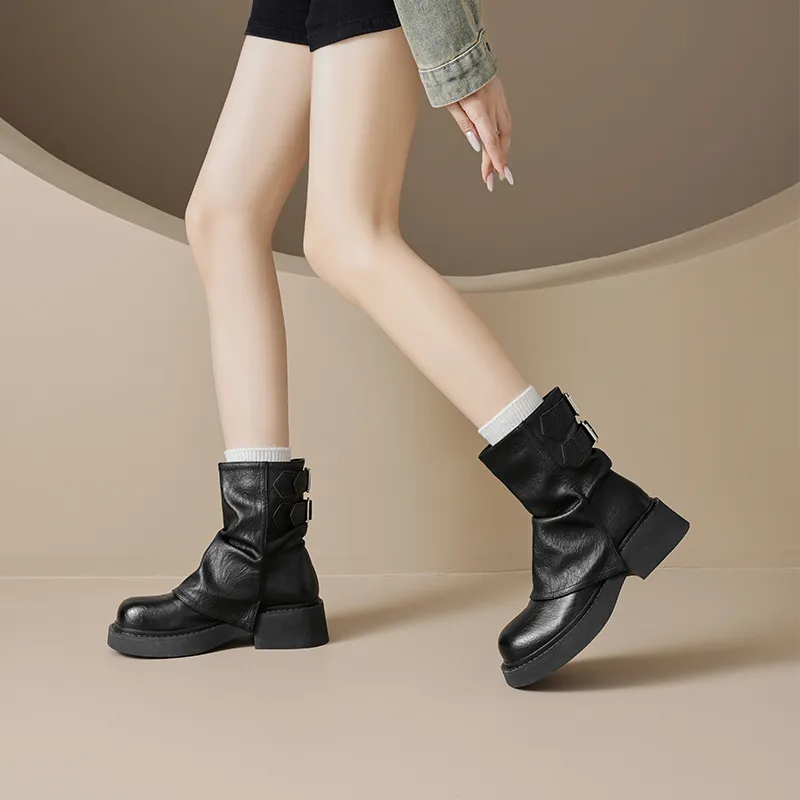 AGSDON Ankle Boots 4.5cm Women's-10