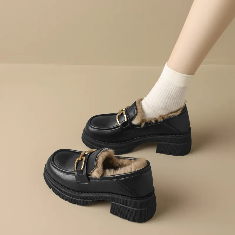 AGSDON Loafers Women's Black-9