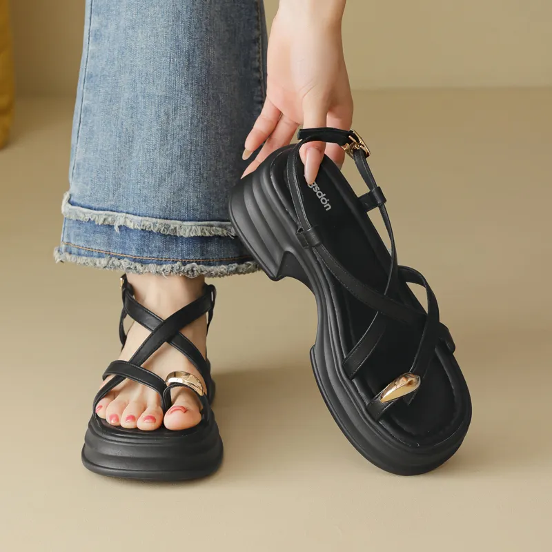 AGSDON Roman Sandals 6cm Women's-11