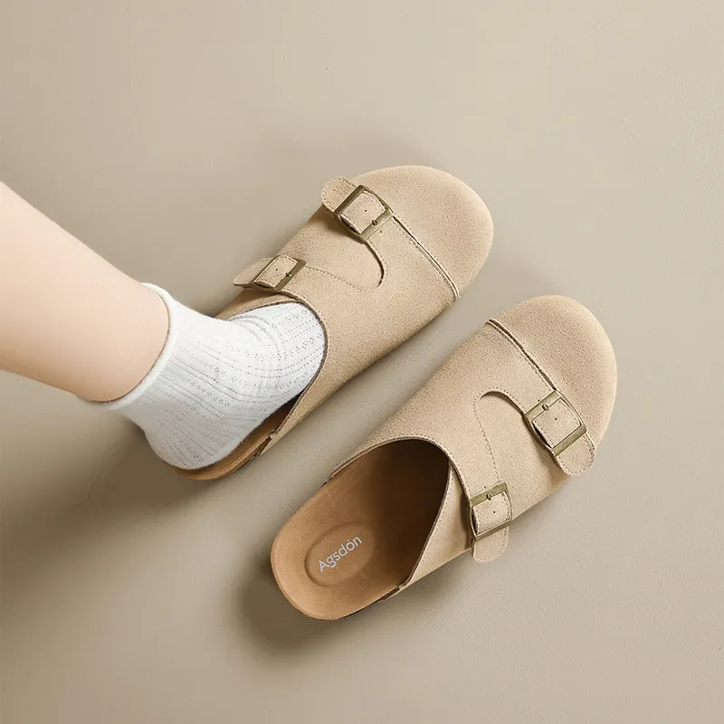 AGSDON Wrap toe Slippers Women's-3