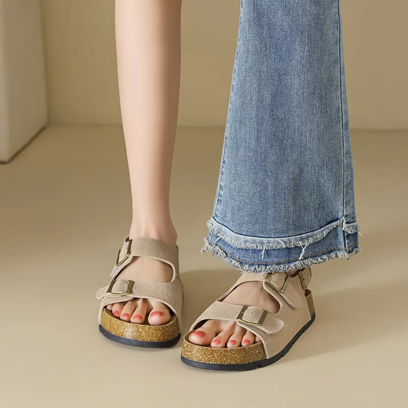 AGSDON One Strap Sandals Women's-3