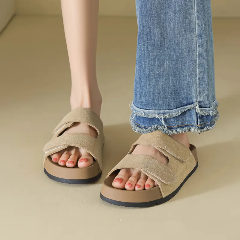 AGSDON Quiet Slip Resistant Slide Slippers Women's-4