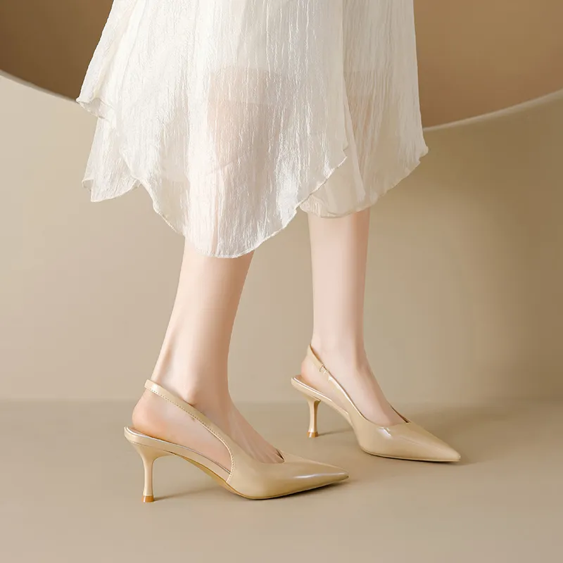 AGSDON Slim Heel High Heels 7.5cm Women's-10