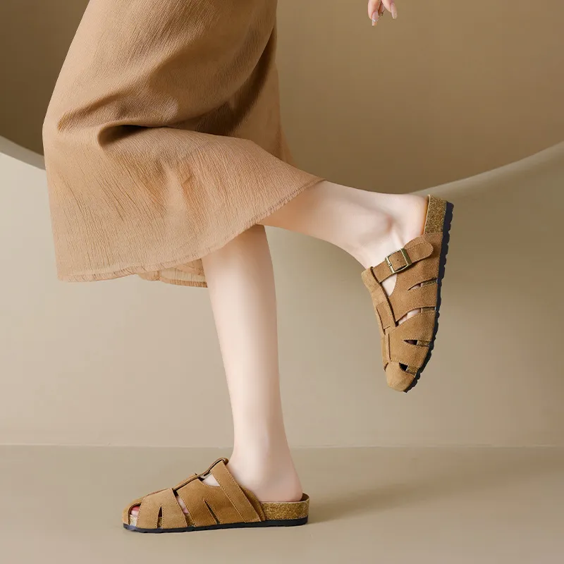 AGSDON Closed Toe Slippers Women's-3