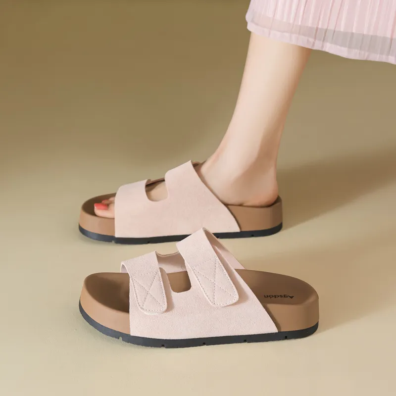 AGSDON Quiet Slip Resistant Slide Slippers Women's-11