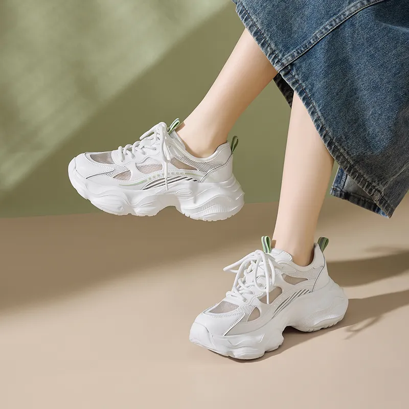 AGSDON Low Top Chunky Sneakers Women's-10