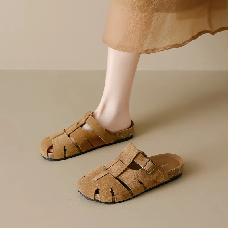 AGSDON Closed Toe Slippers Women's-5