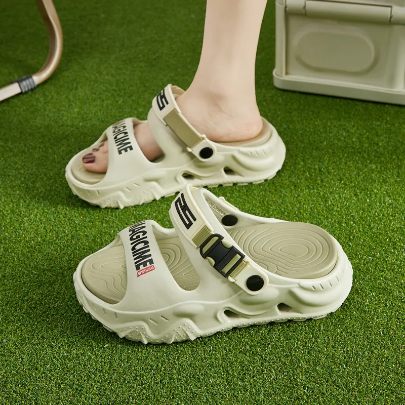 AGSDON Beach Sandals Men Black Gray/White Blue/Olive Green/Beige Brown-26