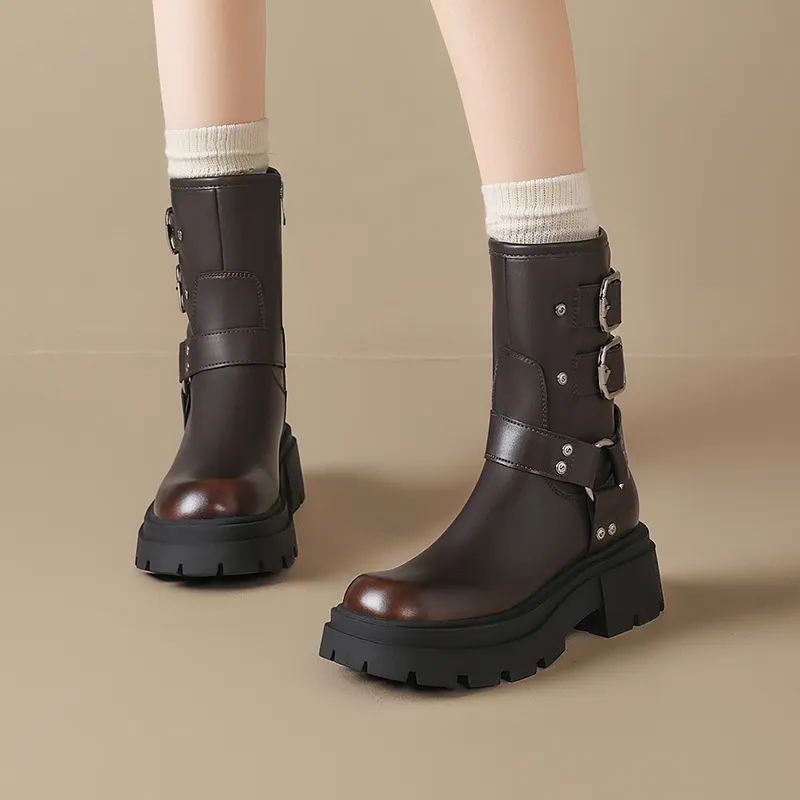 AGSDON Ankle Boots 5.5cm Women's-2