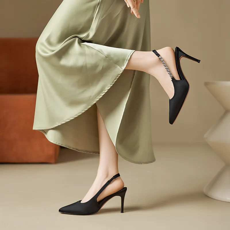 AGSDON Slim Heel High Heels 8.5cm Women's-11
