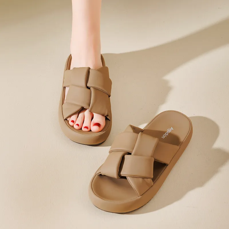 AGSDON Slide Slippers 3cm Women's-3