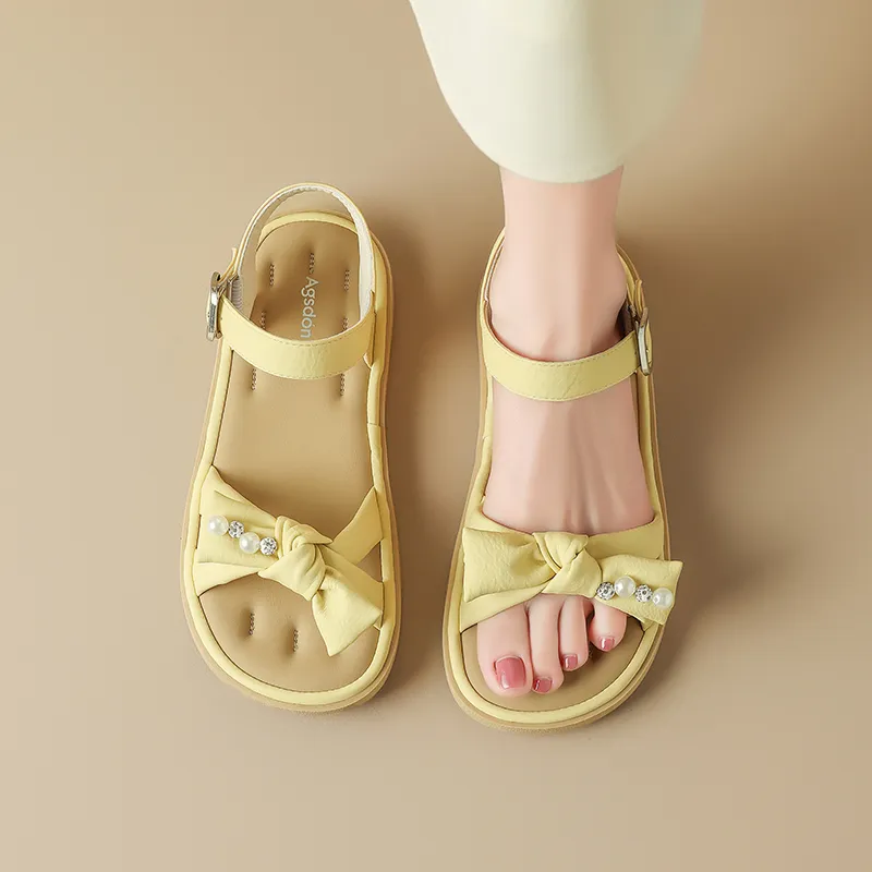 AGSDON One Strap Sandals Women's-8