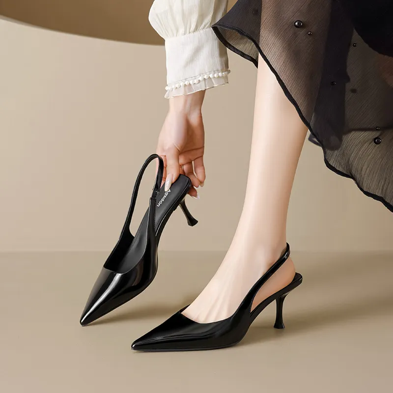 AGSDON Slim Heel High Heels 7.5cm Women's-2