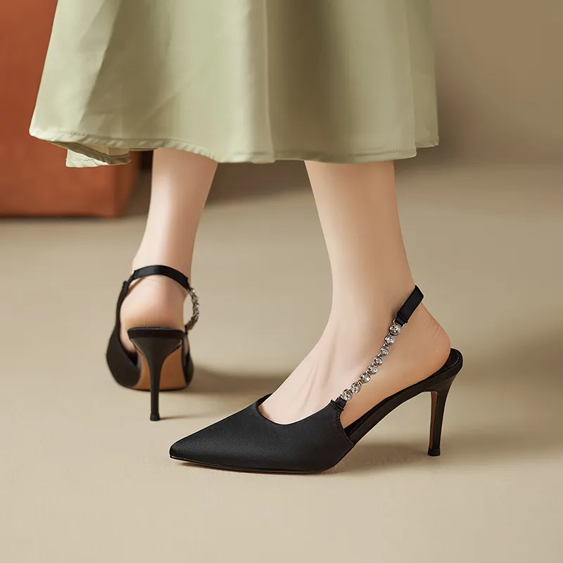 AGSDON Slim Heel High Heels 8.5cm Women's-9