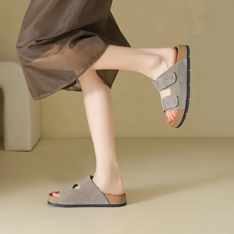 AGSDON Quiet Slip Resistant Slide Slippers Women's-16