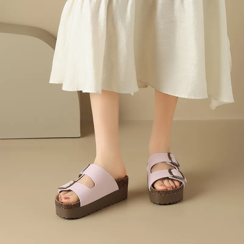 AGSDON PVC Polyvinyl Chloride Quiet Slide Slippers Women's-11