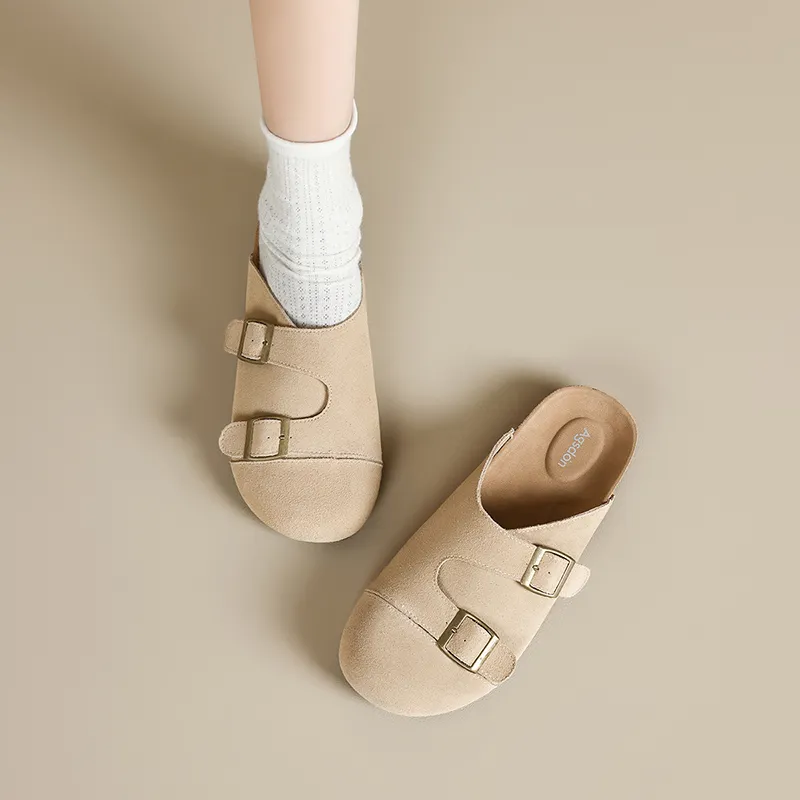 AGSDON Wrap toe Slippers Women's-5