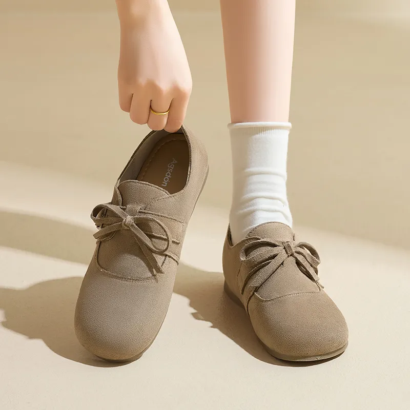 AGSDON Casual Single Shoes 2cm Women's-4