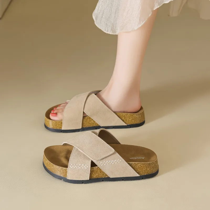 AGSDON Slide Slippers Women's-5