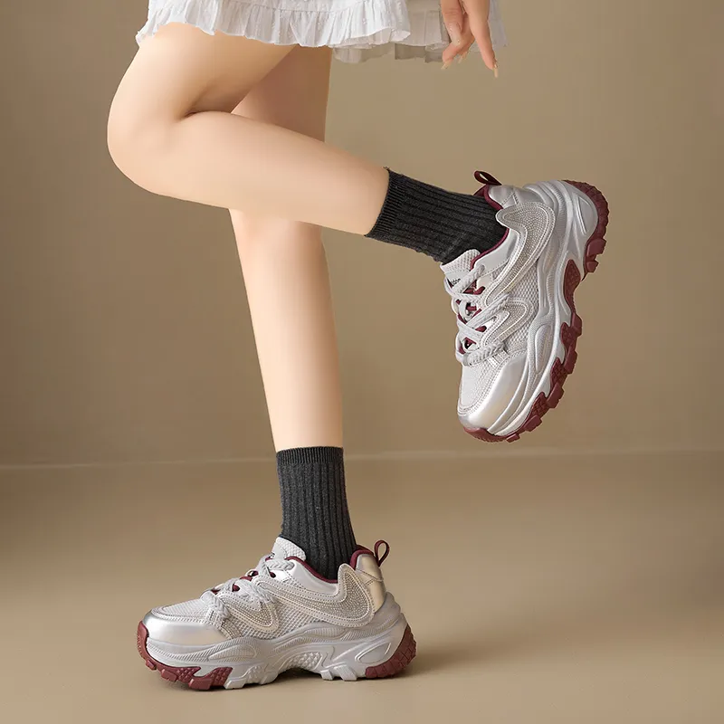AGSDON Low-Top Chunky Sneakers Women's-17