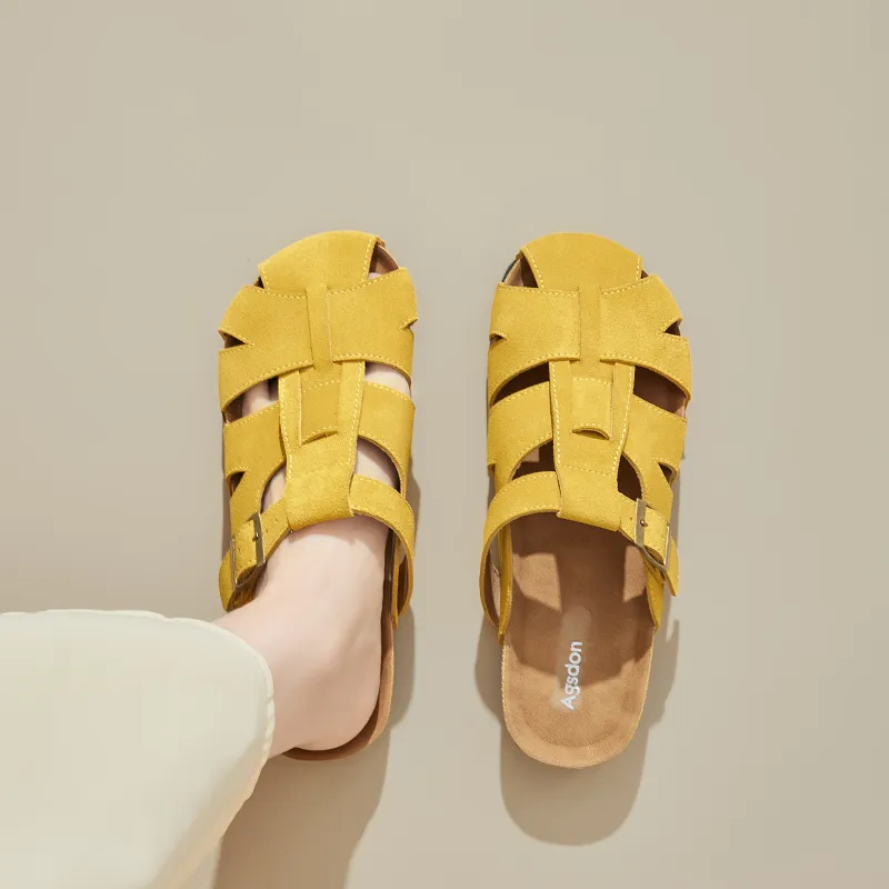 AGSDON Closed Toe Slippers Women's-20